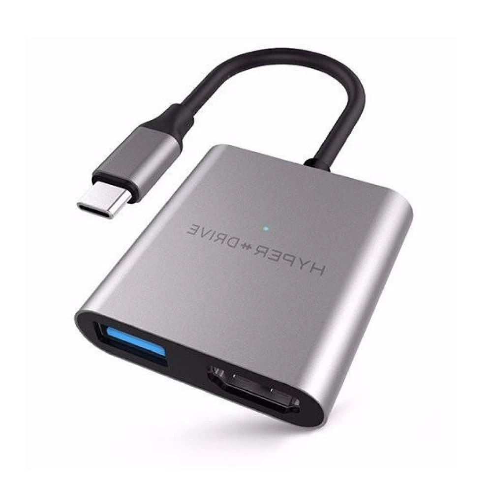 Cổng chuyển hyperdrive 4K HDMI 3-in-1 USB-C Hub - Chính hãng.